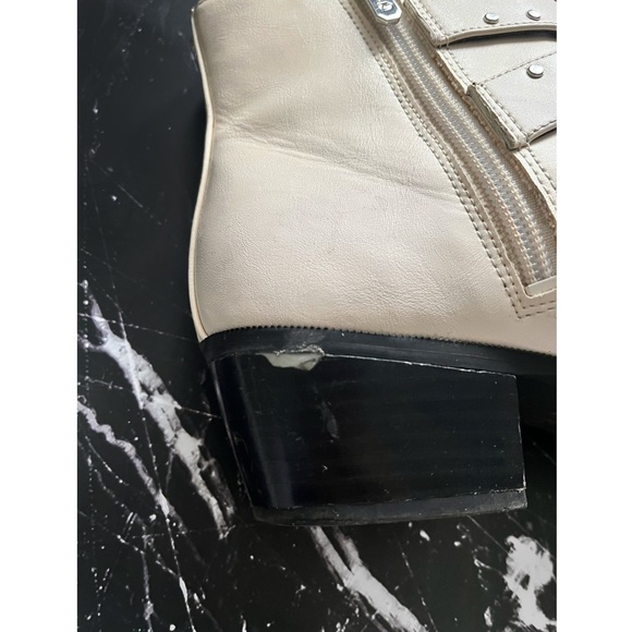 Sam Edelman Ivory Buckle Booties - Picture 6 of 8